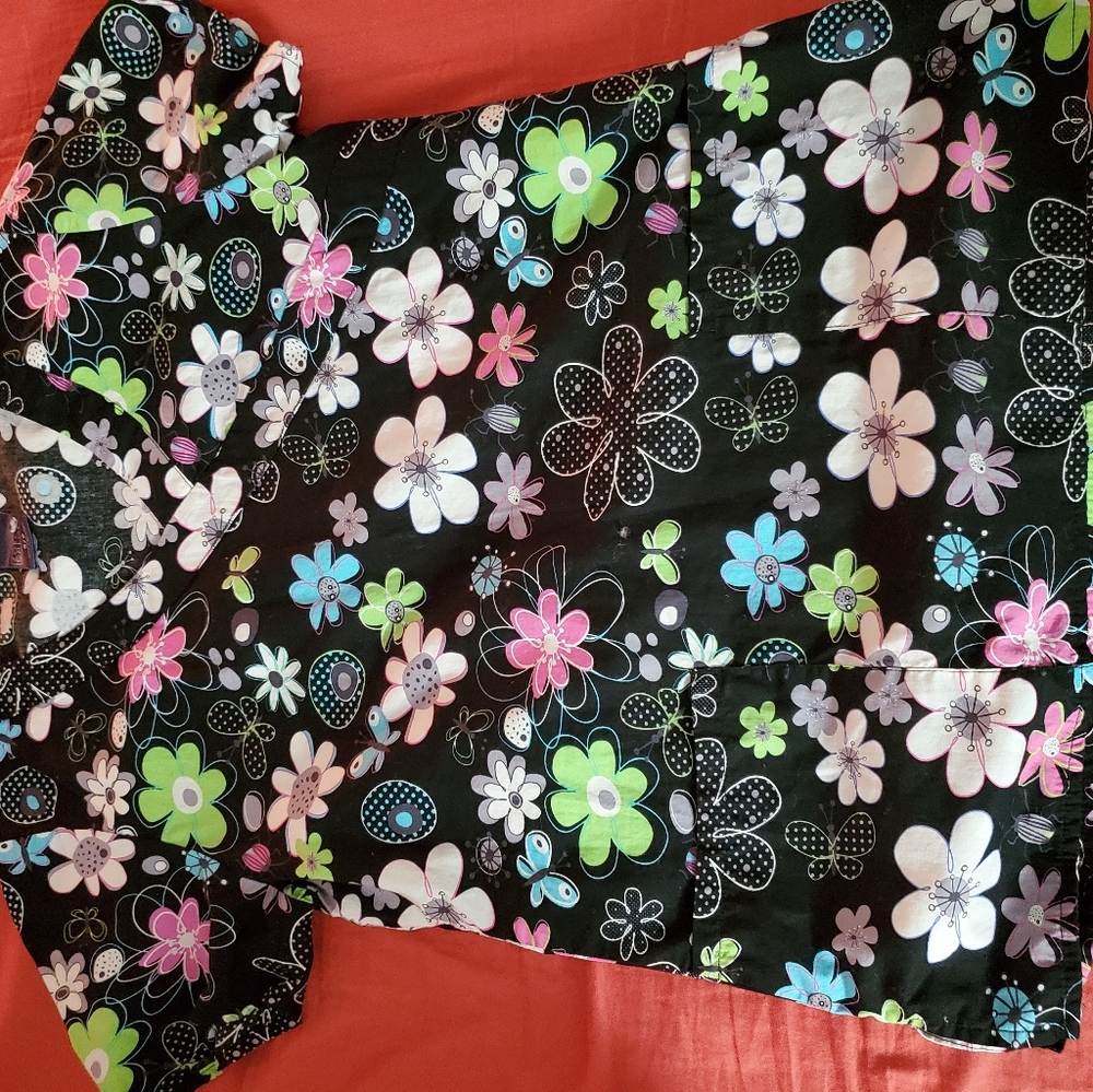 Womens scrub top.